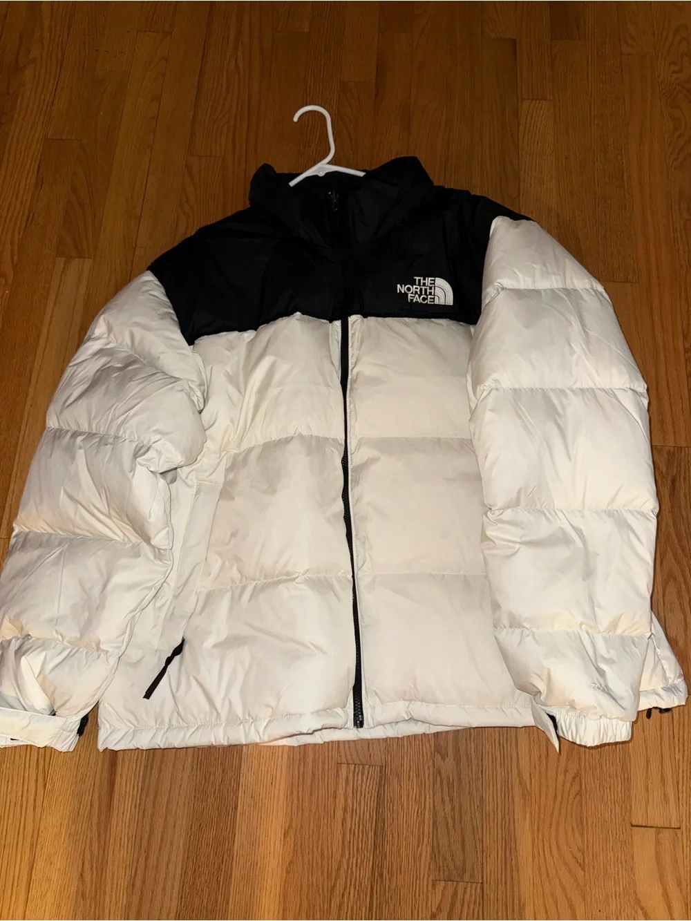 The North Face Two-Tone Black & White Puffer Coat